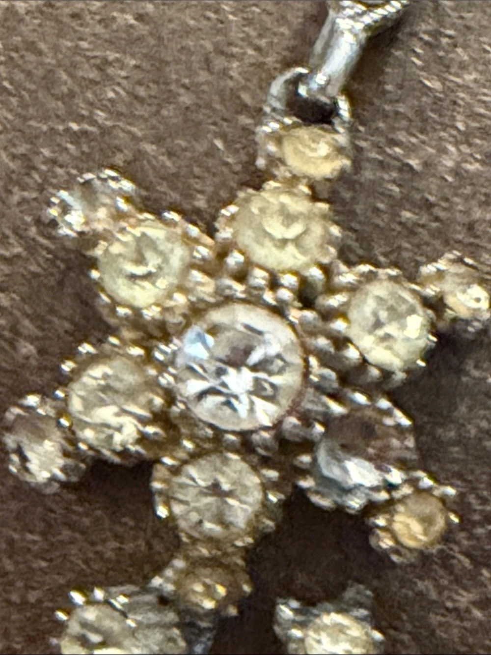 Crystal Floral Statement Necklace -Silver Chocker Necklace